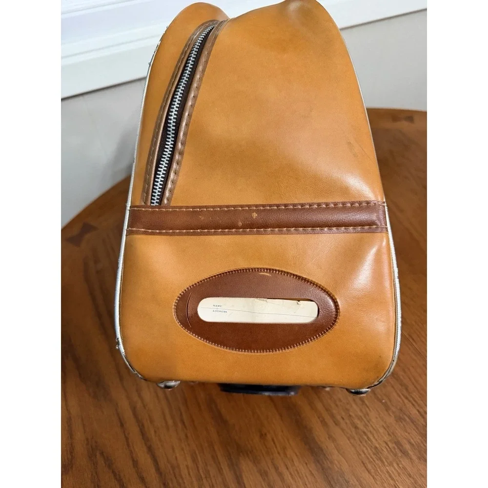 Vintage Atlantic Bowling Ball Bag Brown/Tan